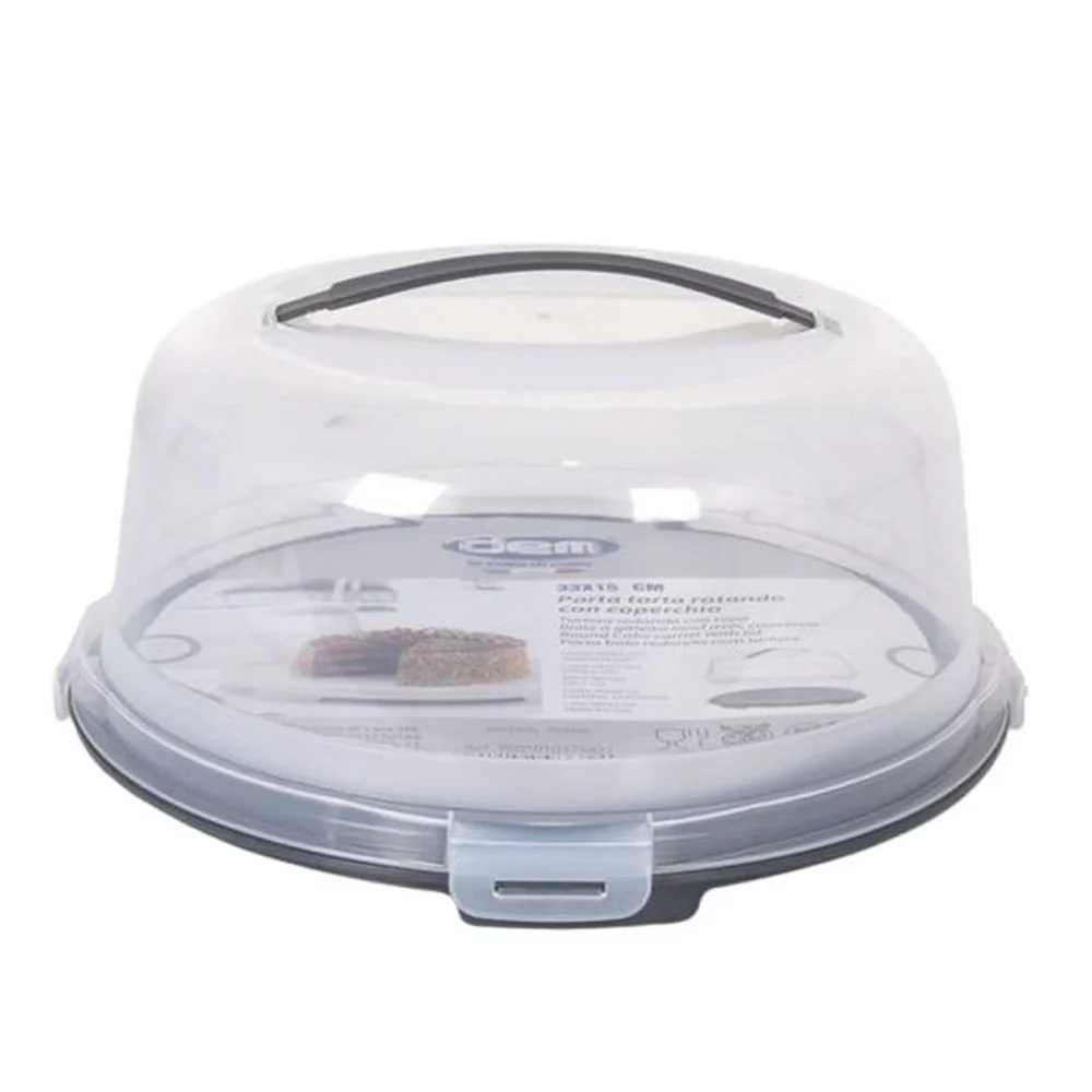 Clear plastic cake box