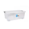 Scatola Kira 36L con ruote e coperchio