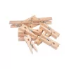 SET DE 12 PINCES BOIS NATUREL 3.5CM