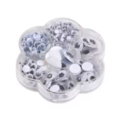 YEUX MOBILES DANS BOITE FLEUR 336 PIECES