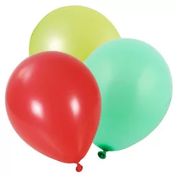 BALLONS EN LATEX NATUREL X100 D30CM COL
