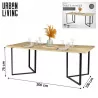 TABLE A DINER "COUNTRY SIDE" AVEC STRUC