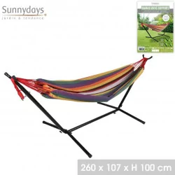 HAMAC AVEC SUPPORT 260X107XH100CM LE FAR