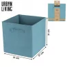 CUBE VELOURS COTELE STORM BLEU