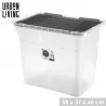 BOX "NESSY" 72L AVEC COUVERCLE CLIP NOIR