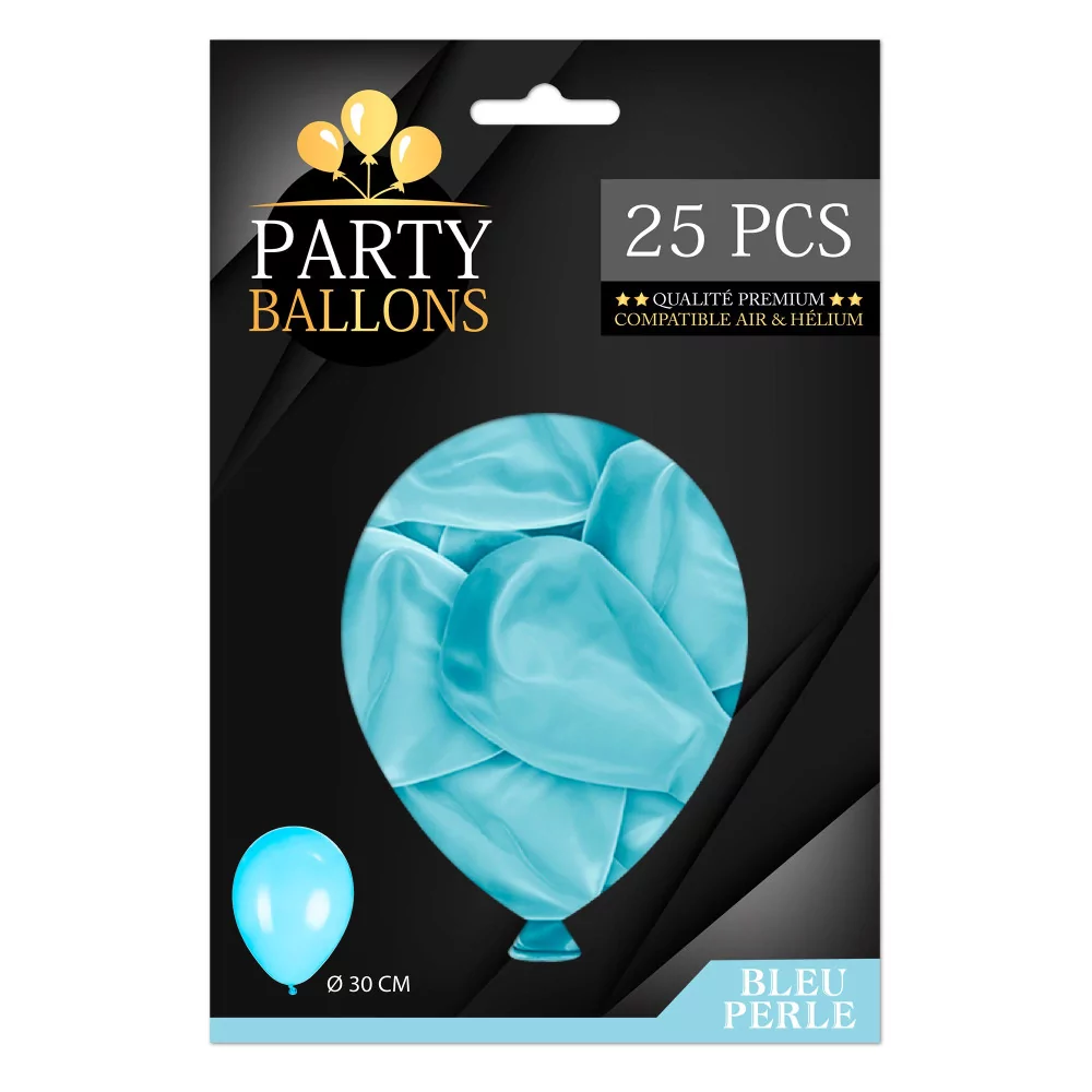 BALLONS BLEU X25