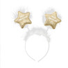 SERRE TETE ÉTOILES JOYEUX ANNIV OR