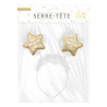 SERRE TETE ÉTOILES JOYEUX ANNIV OR SERRE TETE ÉTOILES JOYEUX ANNIV OR