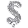 BALLON METAL "S" ARGENT H35CM BALLON METAL "S" ARGENT H35CM