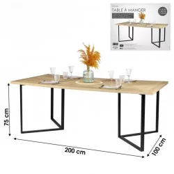TABLE A DINER "COUNTRY SIDE" AVEC STRUC