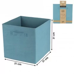 Cubo di velluto a coste blu...