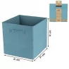 Cube velours côtelé Storm bleu