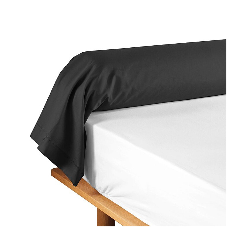TAIE DE TRAVERSIN LINA NOIR 85x185CM