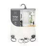VOILE ANNEAUX LINKA BLANC 140 x 240 CM