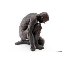 DÉCO STATUE HOMME 33X40CM