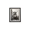 CADRE WC VACHE CORNES 20X25CM