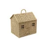PANIER FORME MAISON 40X46CM JONC NATUREL