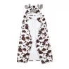 PLAID LISE CAPE VACHE 100X75CM BRUN