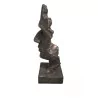 Visage antique bronze extérieur Visage antique bronze extérieur