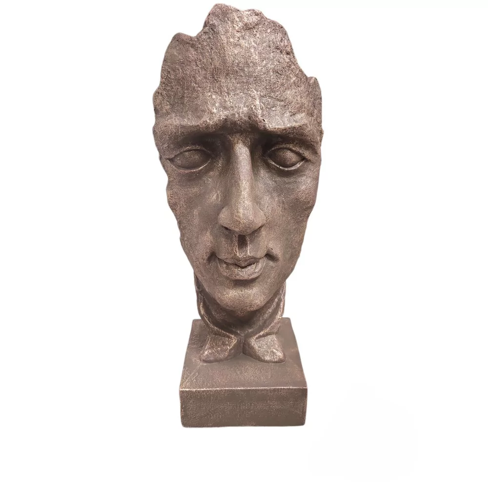 Facciata esterna in bronzo antico H90cm