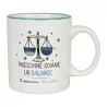 Mug Grès HOROSCOPE Balance Ø 8.5 cm H 10