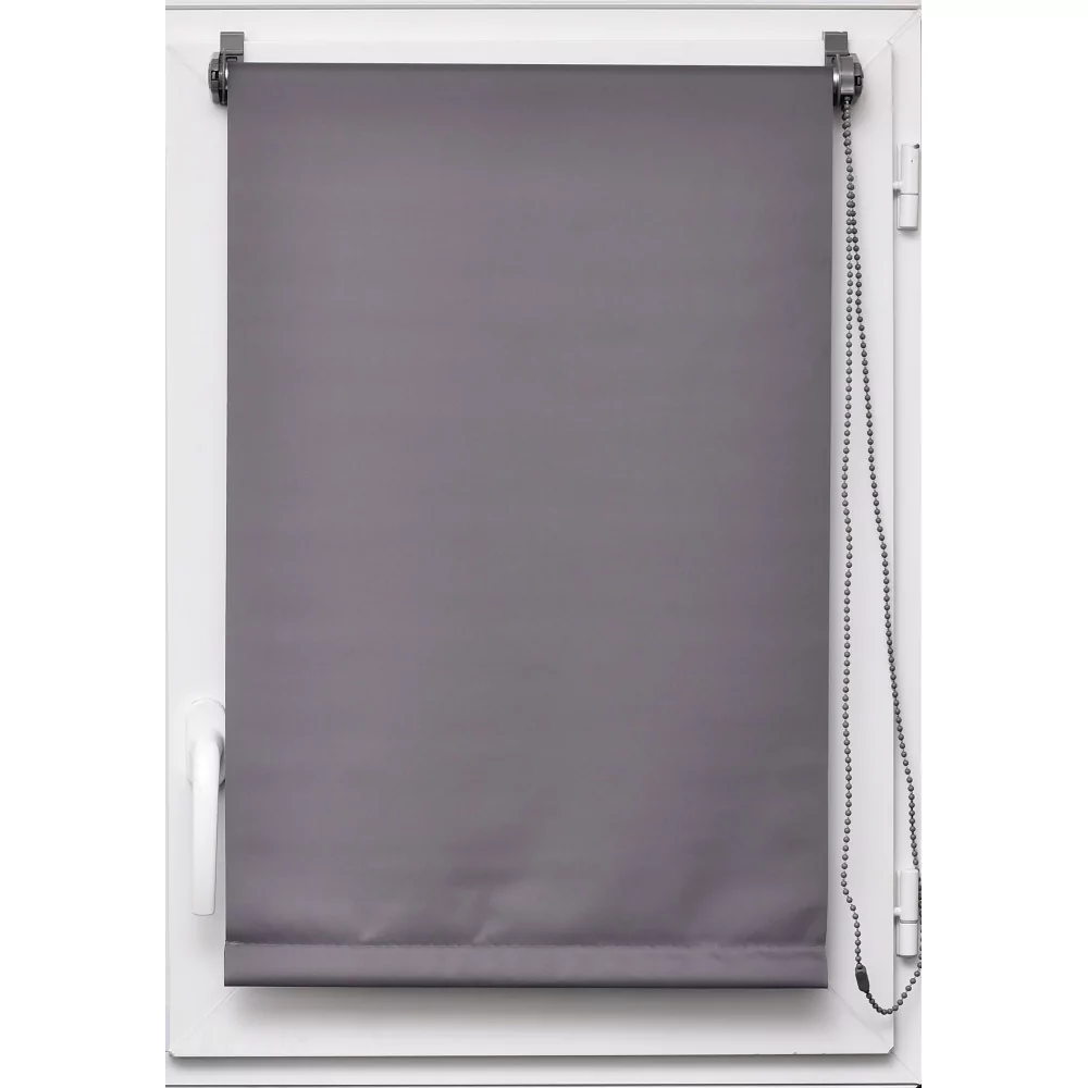 Store enrouleur occultant gris 60x90 cm