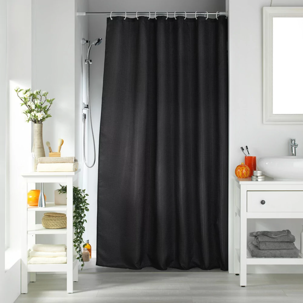 RID DE DOUCHE UNI QUARTZ NOIR 180x200