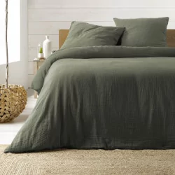 PARURE ANGELIA KAKI 240x220CM DOUBLE GAZ
