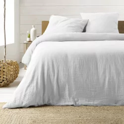 PARURE ANGELIA BLANC 240x220CM DOUBLE GA