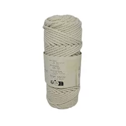 Pingo macramé ecru wol