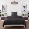 PARURE BOHEME NOIR 140X200CM MICROFIBRE
