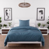 PARURE BOHEME BLEU CANARD 140X200CM MICR