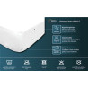 HOUSSE RENOVE MATELAS IMPERMEABLE 90X190