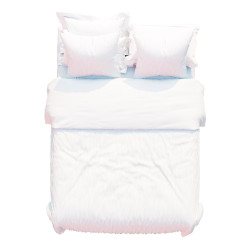 PARURE TUFT BLANC 240X220CM