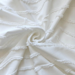 PARURE TUFT BLANC 240X220CM