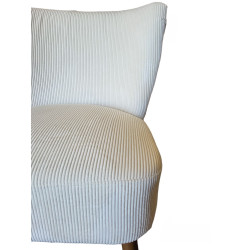 FAUTEUIL ELEONORE ECRU 62X66XH81CM VelCo