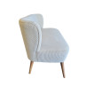 CANAPE ELEONORE ECRU 2PLACES 128X67CM ve