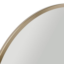 Miroir mural arche en métal doré 40,5xH60cm