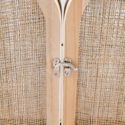 MIROIR BOIS PORTE NATUREL 30XH45,3XP3CM