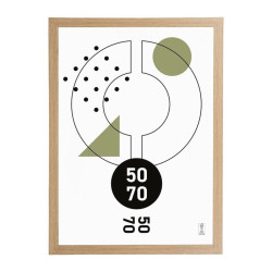 CADRE PH.MILAN BOIS.N 50X70 V3