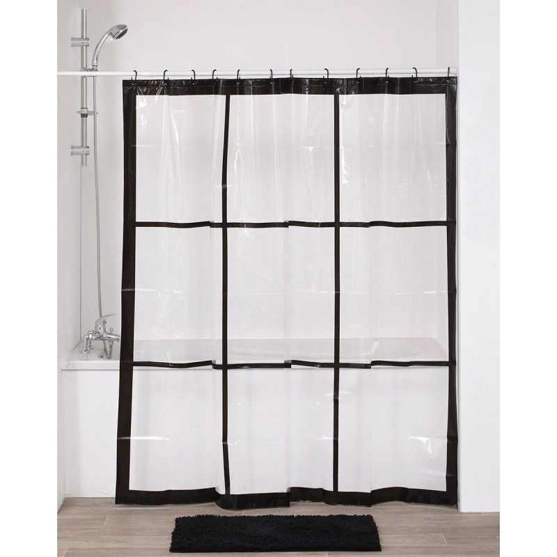 RIDEAU DE DOUCHE "NEO RETRO" PEVA 180X18 RIDEAU DE DOUCHE "NEO RETRO" PEVA 180X18