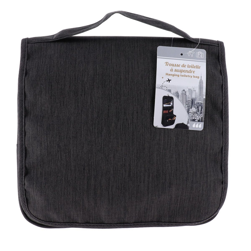TROUSSE DE TOILETTE NOIR CHINÉ RABAT POL