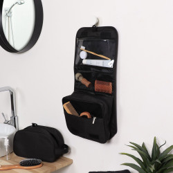 TROUSSE DE TOILETTE NOIR CHINÉ RABAT POL