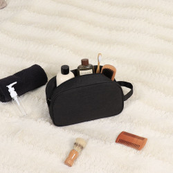 TROUSSE DE TOILETTE NOIR CHINE RECTANGUL