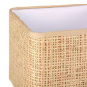 LAMPE "HAKO"BEIGE.BLANC CARRE CERAM H38C