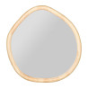 MIROIR BOIS ORGANIQUE NATUREL 42,3XH44X2