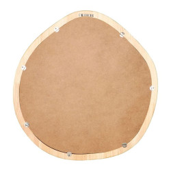 MIROIR BOIS ORGANIQUE NATUREL 42,3XH44X2