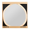 Miroir Organique en bois naturel 42,3xH44x2.5cm Miroir Organique en bois naturel 42,3xH44x2.5cm