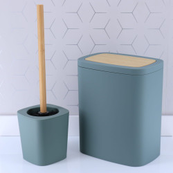 POUBELLE VERT SAUGE 5L - 21X14,5XH25CM A