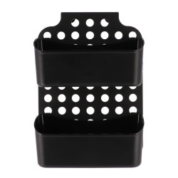 SERVITEUR NOIR POUR PAROI DE DOUCHE + 2
